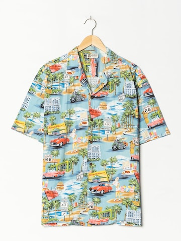 Aloha Republic Button Up Shirt in XL-XXL in Blue: front