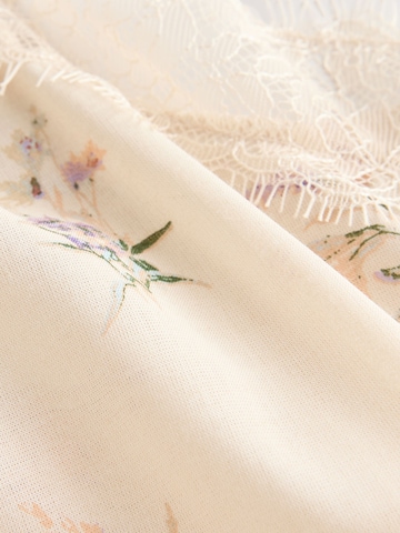 Next - Pijama de pantalón corto en beige