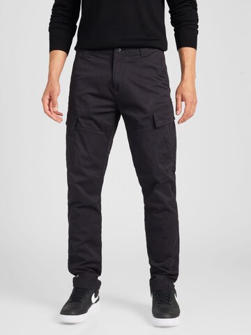 Regular Pantalon cargo 'Ferron' Vintage Industries en noir : devant