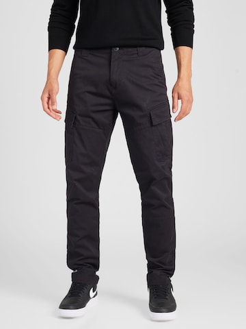 Vintage Industries Regular Cargo trousers 'Ferron' in Black: front