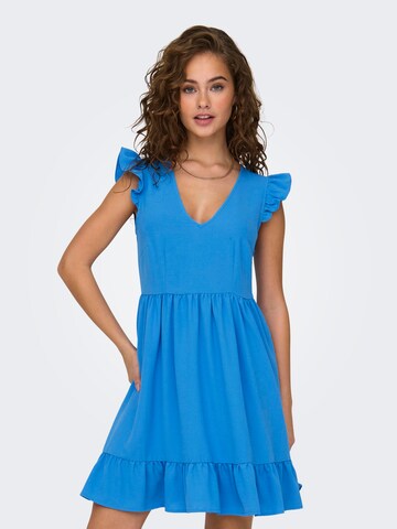 ONLY Šaty 'METTE' – modrá: přední strana