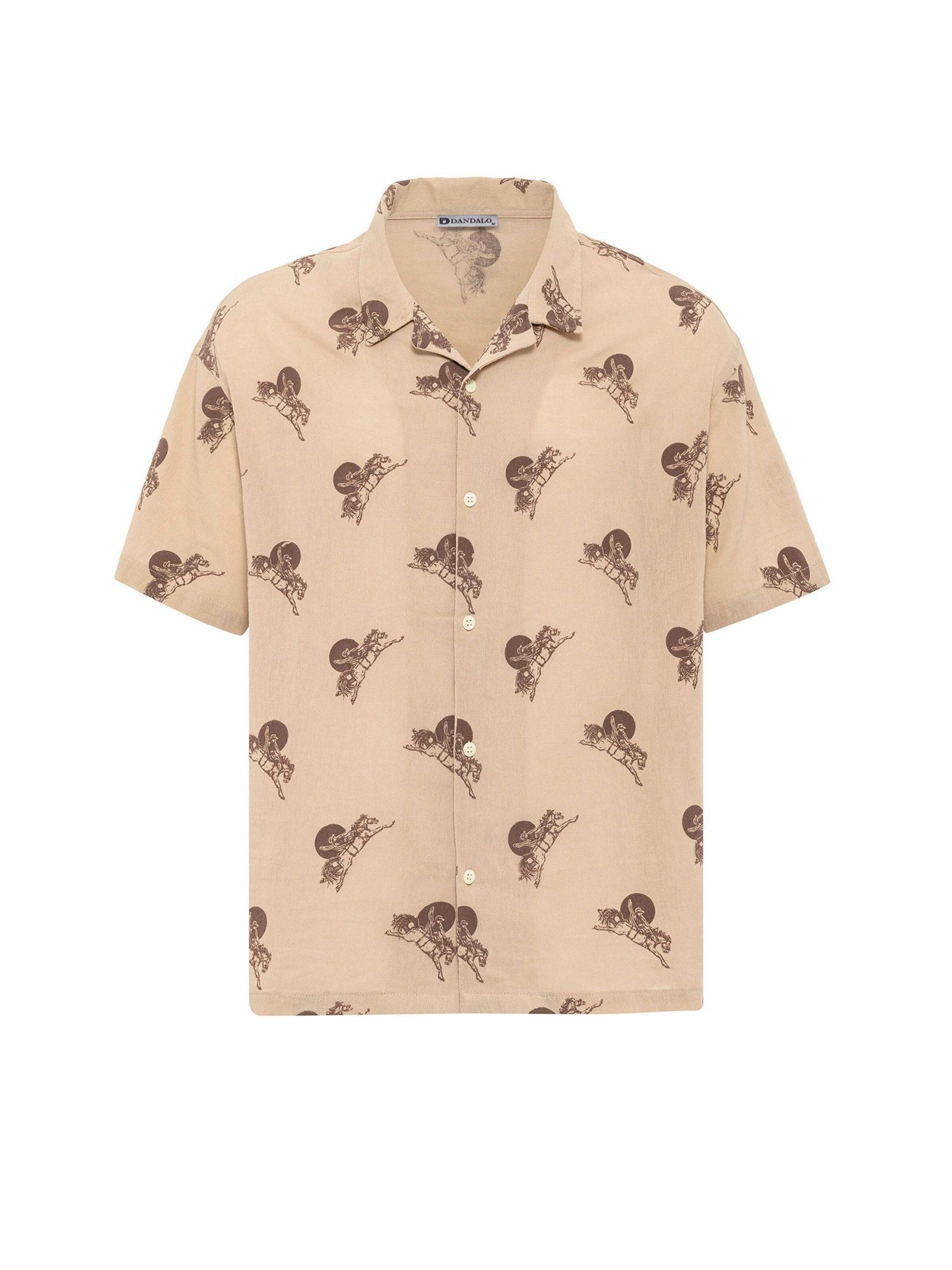 Dandalo Comfort Fit Πουκάμισο σε μπεζ: μπροστά
