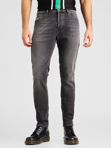 DIESEL - Slimfit Vaquero 'D-LUSTER' en negro: frente