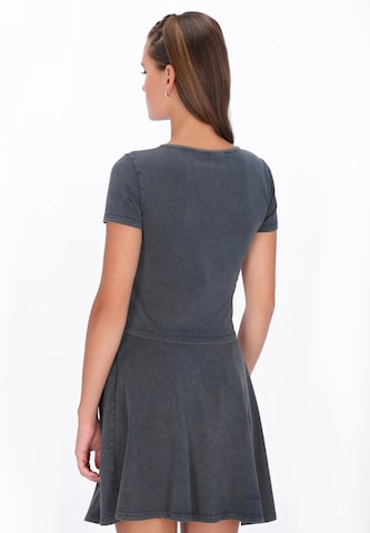 myMo ROCKS Shirt 'Rock' in Grijs