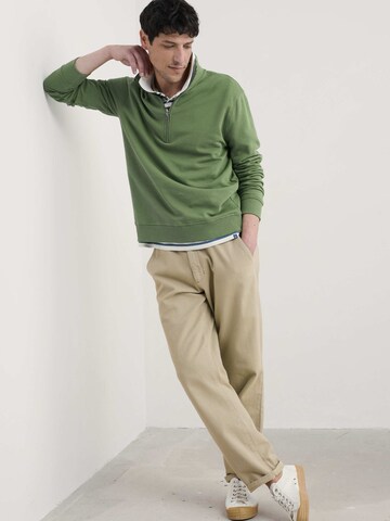Seasalt Cornwall Sweatshirt 'Wood Moss' in Groen