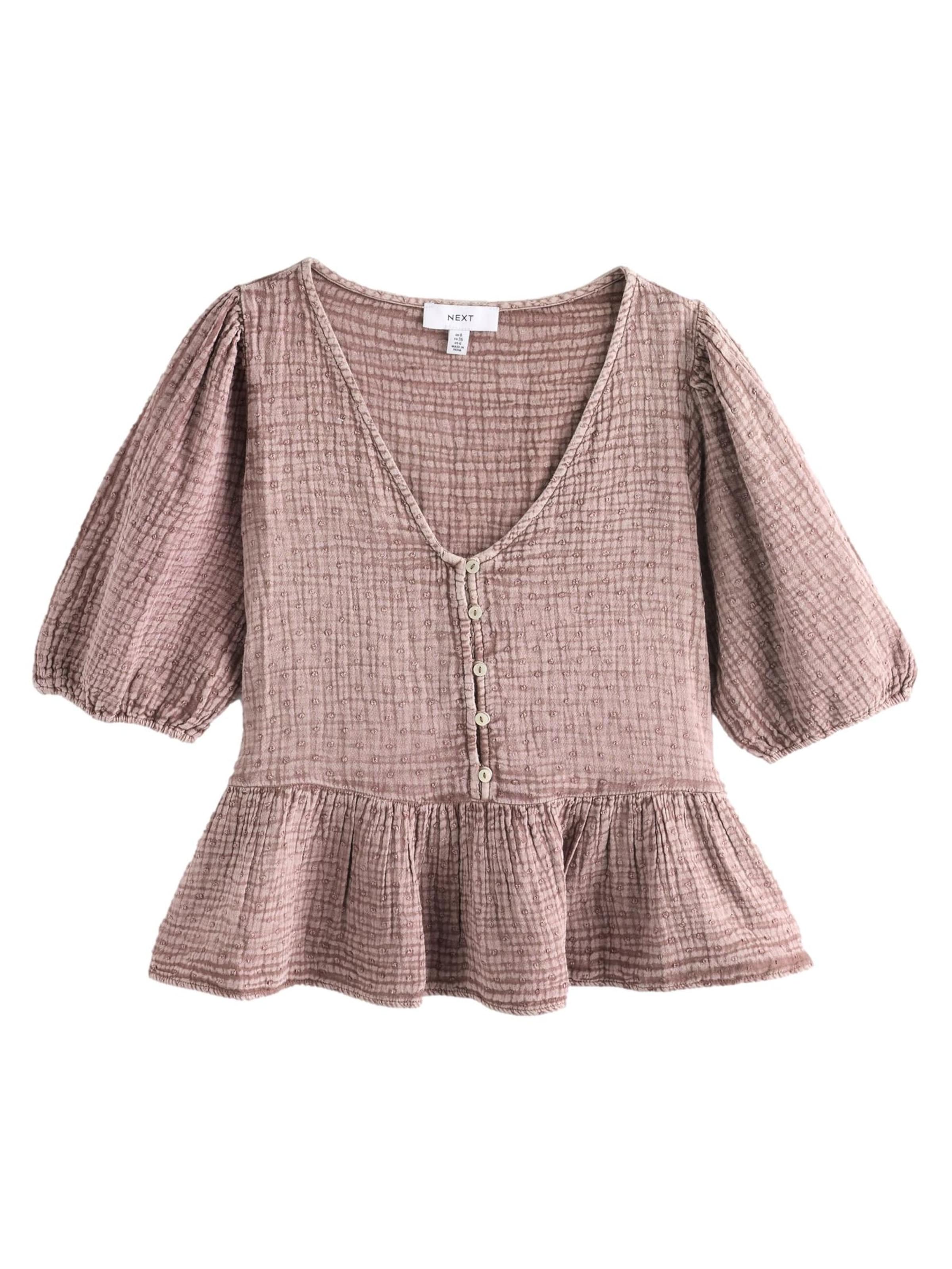 Next Blouse in Roze: voorkant