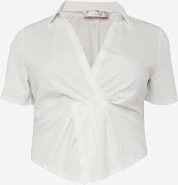 Guido Maria Kretschmer Curvy Blouse 'Stella' in White: front