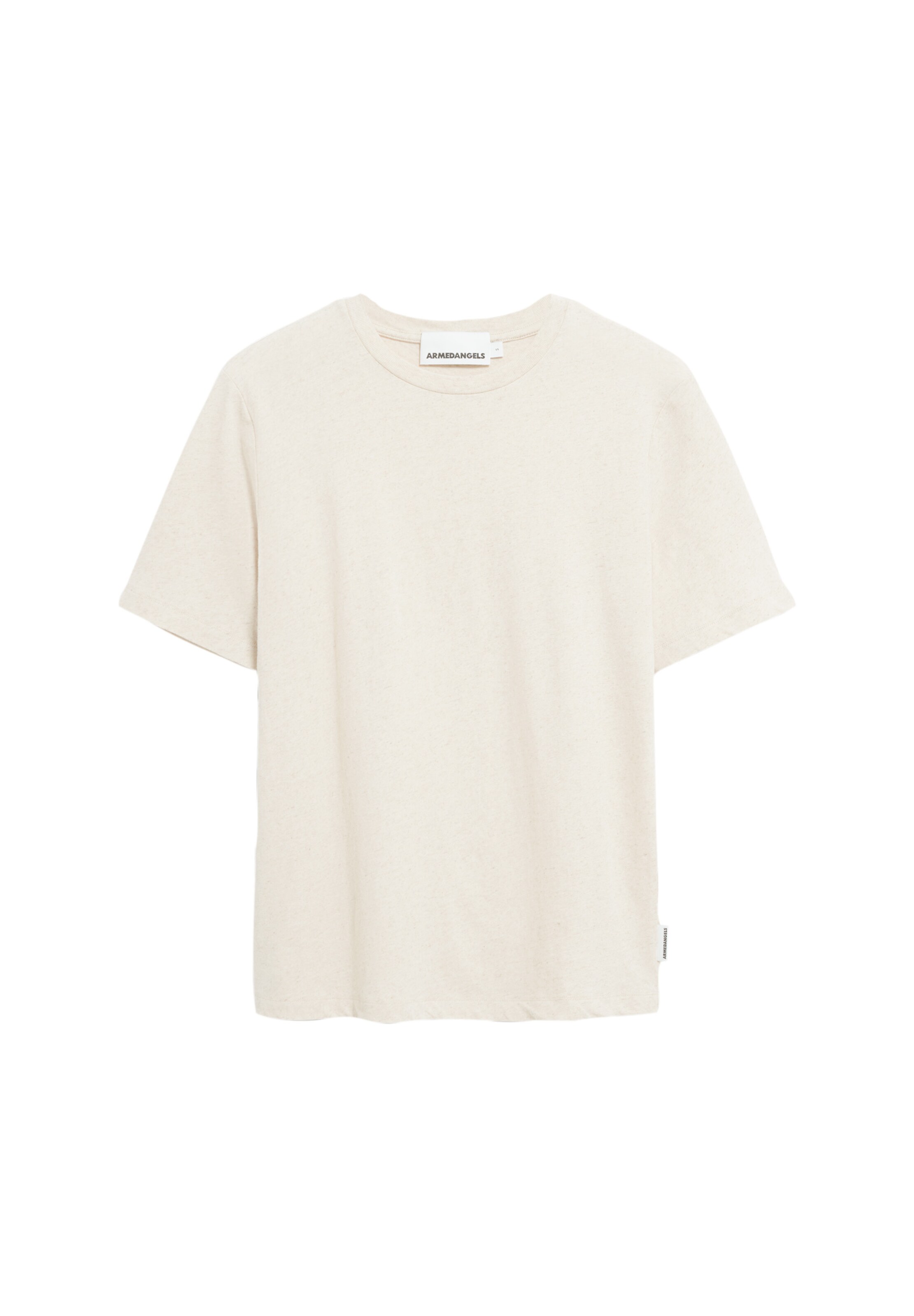 T-shirt ARMEDANGELS en beige : devant