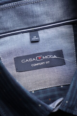 CASAMODA Button Up Shirt in M in Blue