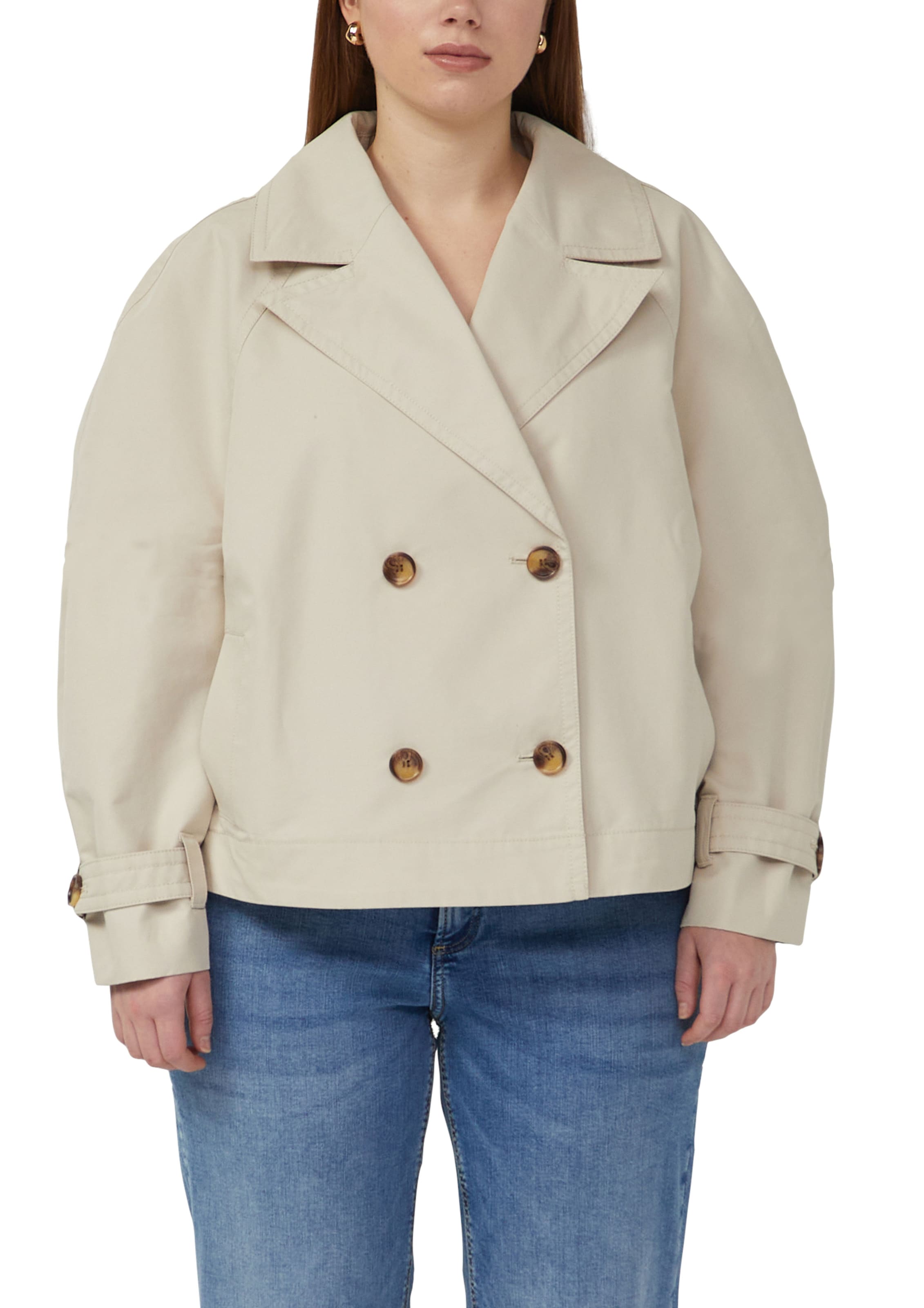 QS Between-season jacket ' ' in Beige