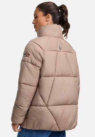 NAVAHOO Vinterjacka 'Schokolinaa' i beige