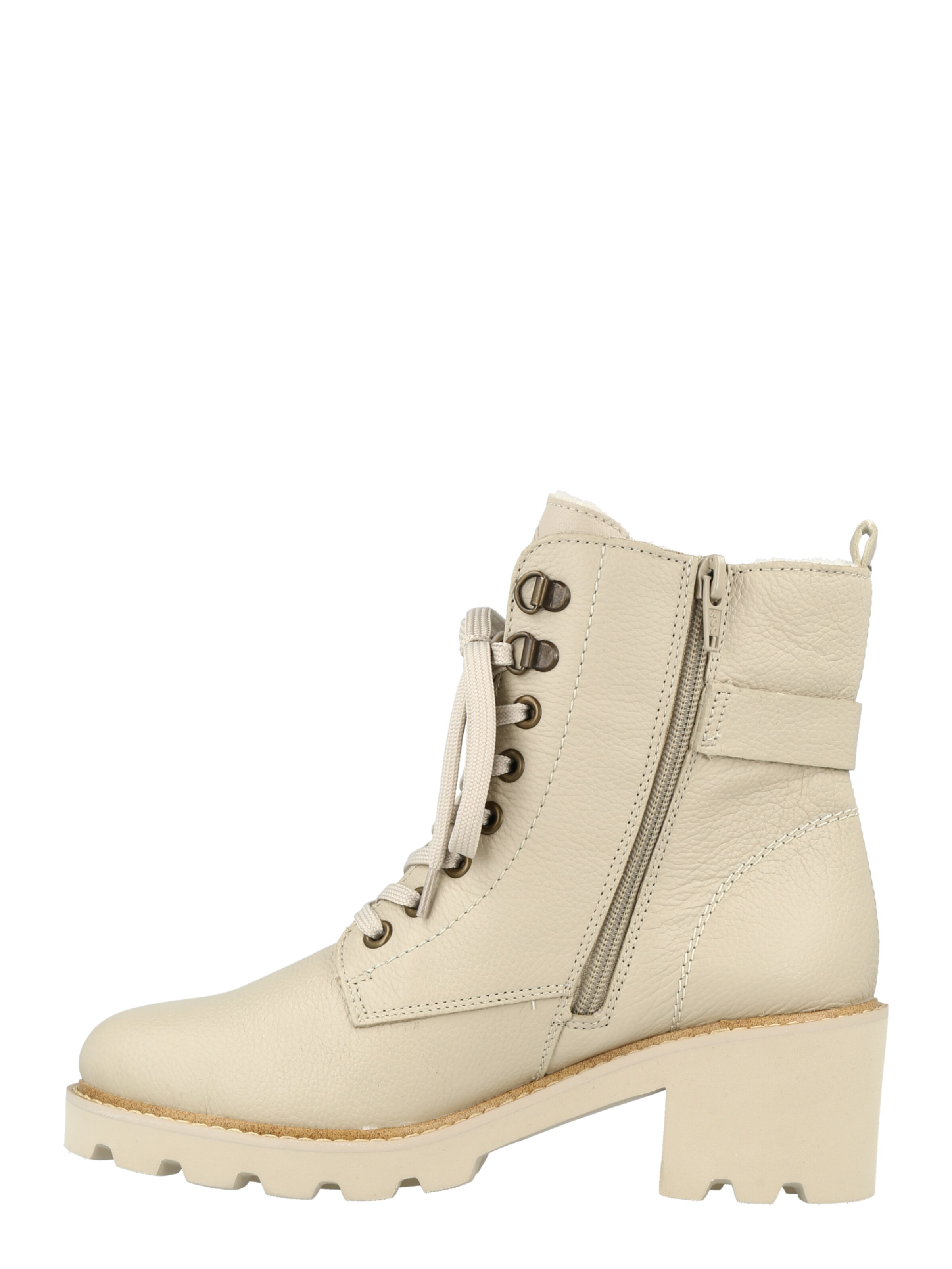 REMONTE Ниски ботуши с връзки в бежово