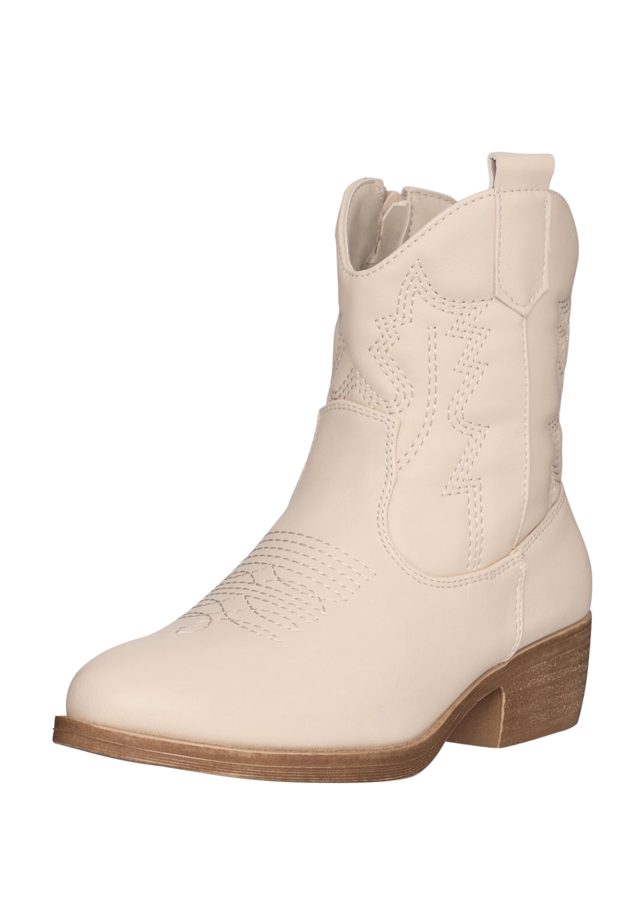 Bottes Salinyang en beige : devant