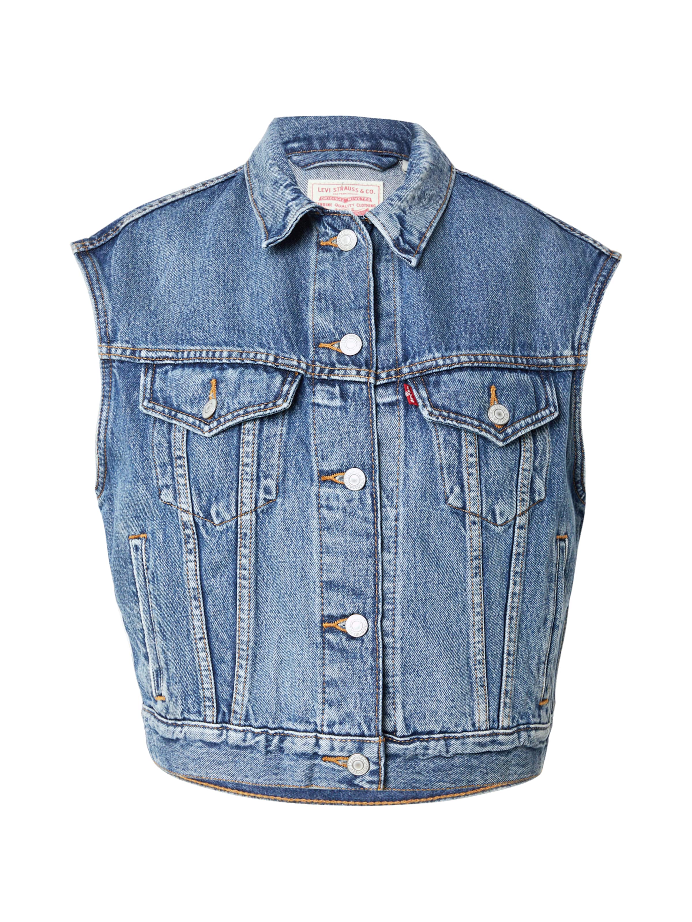 LEVI'S ® Väst 'SHRUNKEN 90S' i blå: framsida