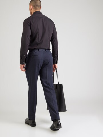 Michael Kors Regular Trousers with creases in Blue: back