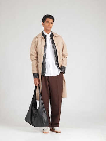 FYNCH-HATTON Средняя посадка Рубашка в Белый