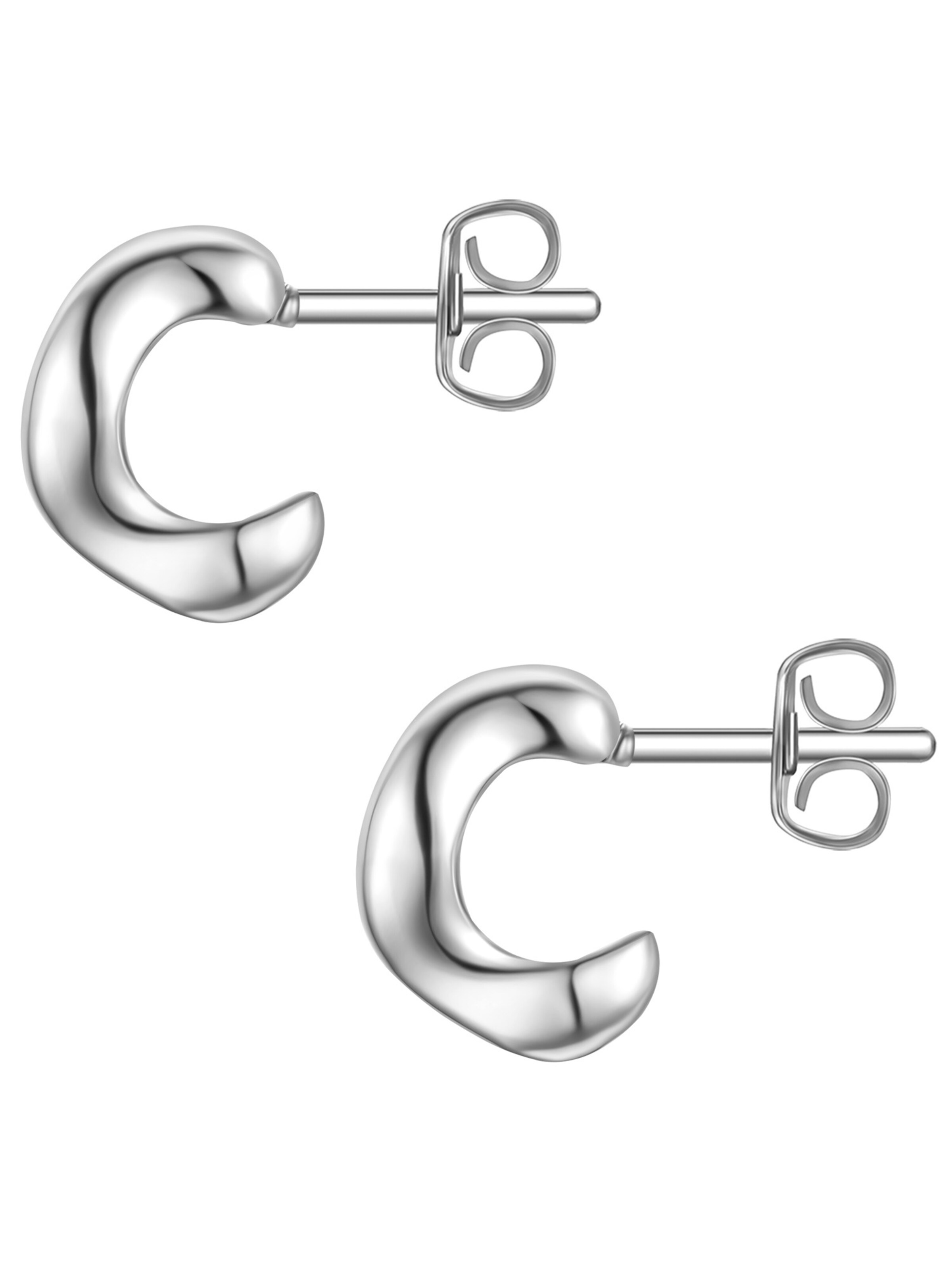 Yokoamii - Pendientes en plata: frente