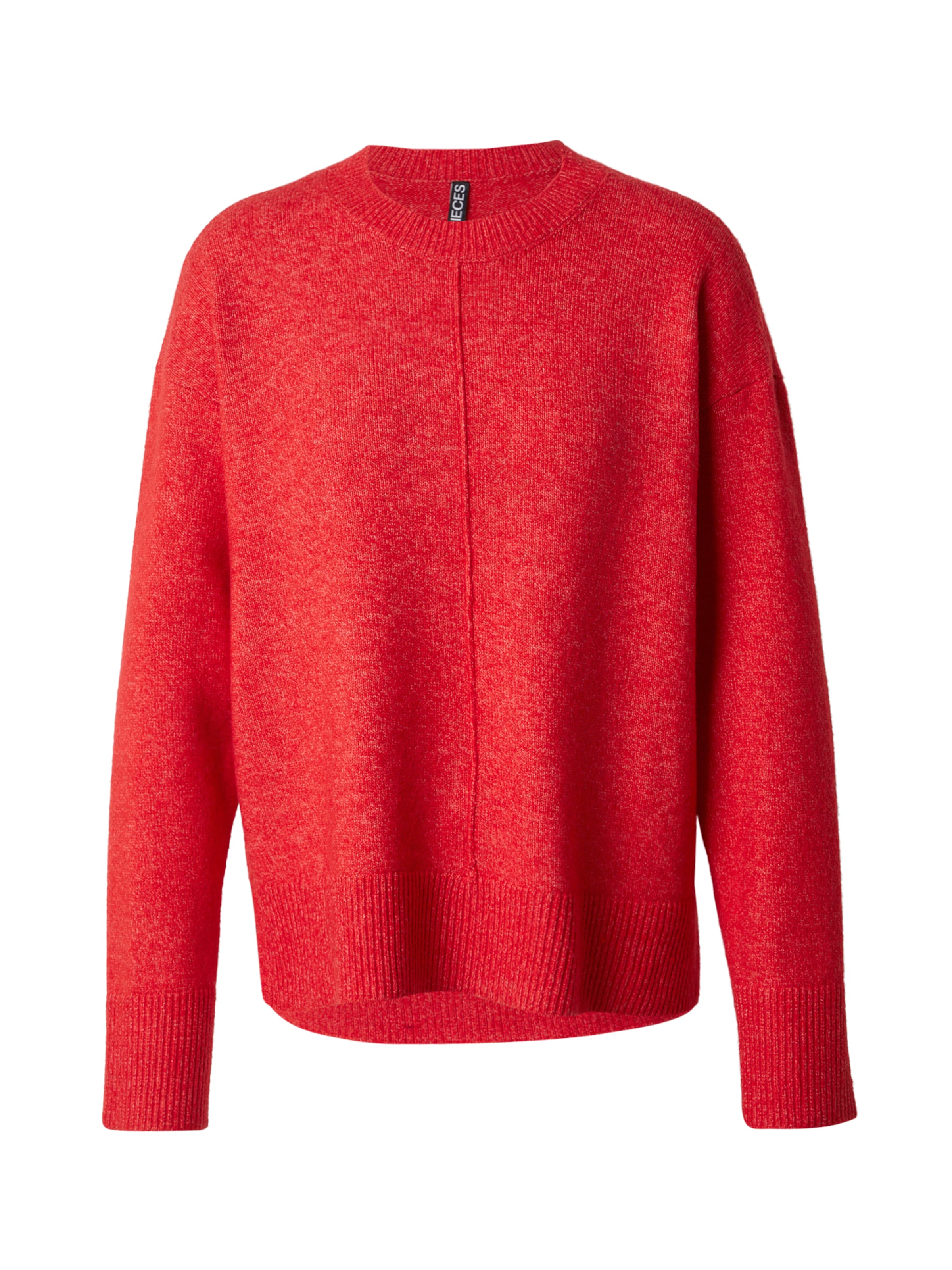 PIECES Pulóver 'PCMALOU' - piros: elől