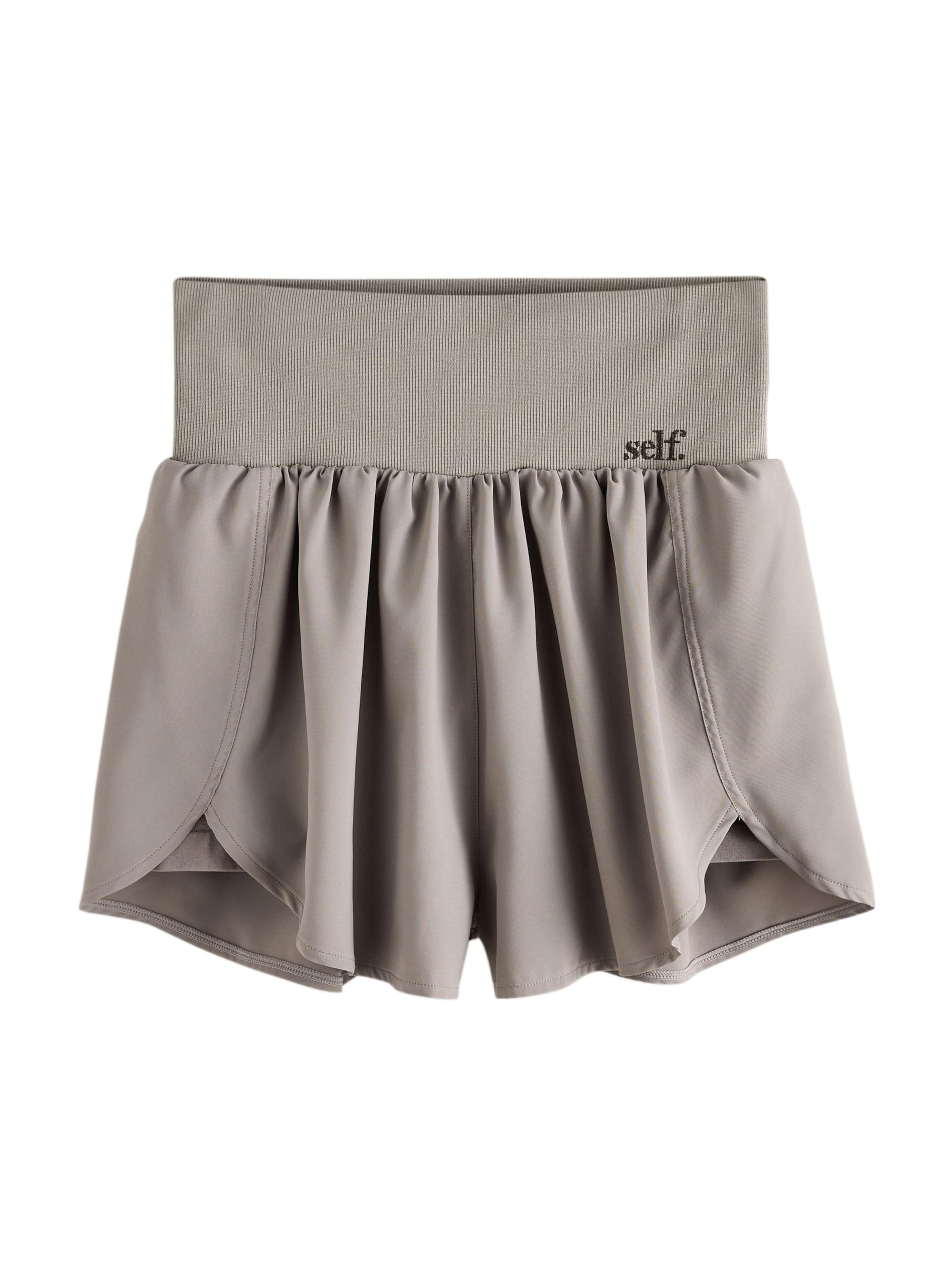 self. Sportbroek in S in de kleur Stone grey, Productweergave