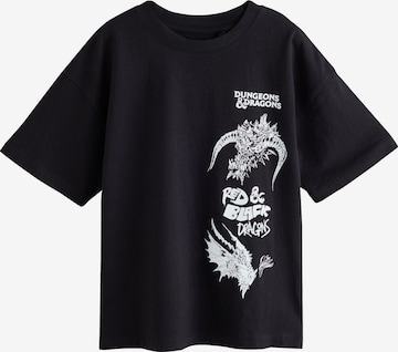 Next Shirt 'Dungeons & Dragons' in Zwart: voorkant
