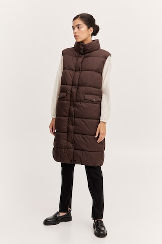 Gilet 'Bomina' b.young en marron