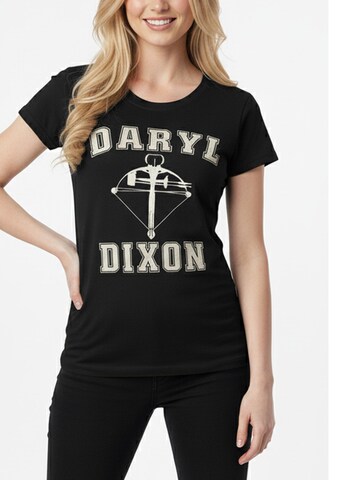 MAKAYA Shirt 'Daryl'‌‌‌ in Schwarz: Vorderseite