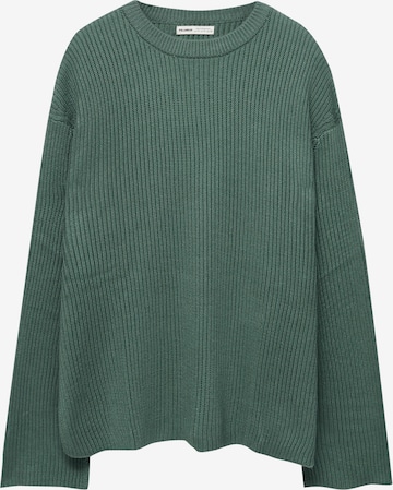Pull&Bear Pullover i grøn: forside