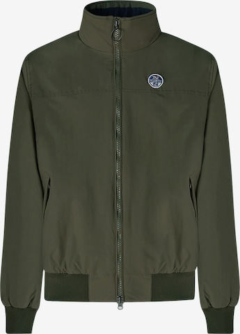 Veste mi-saison North Sails en vert : devant