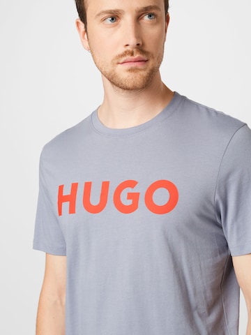 HUGO Red T-Shirt 'Dulivio' in Blau