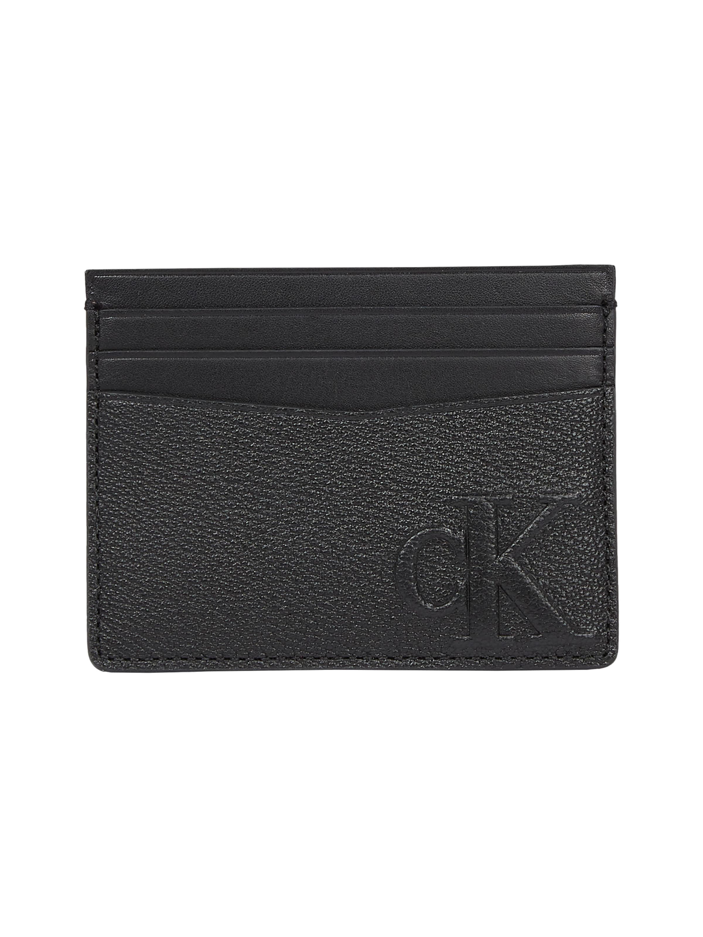 Etui de la Calvin Klein pe negru: față