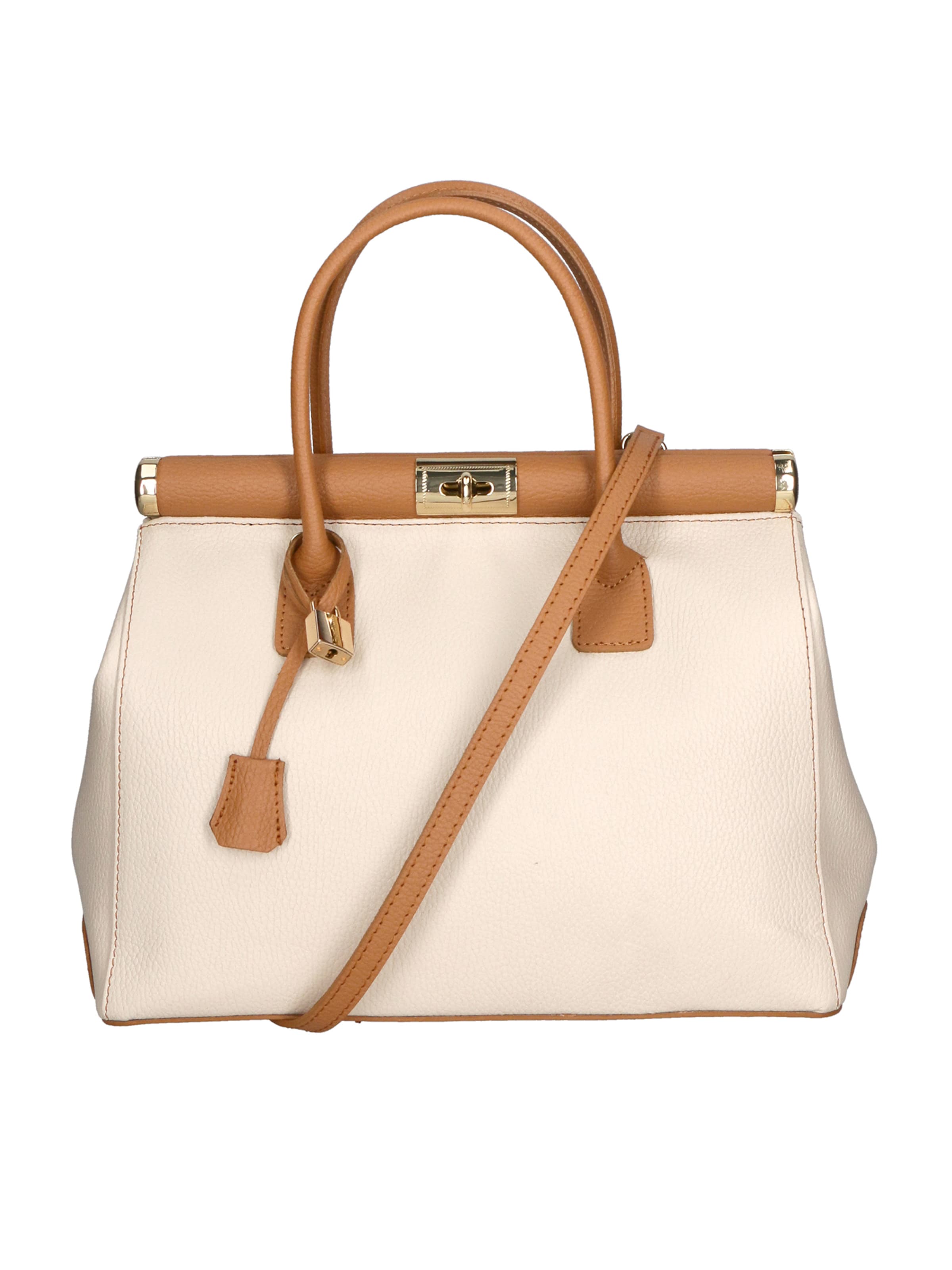 Gave Lux Handbag in Beige: front