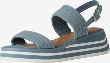 TAMARIS Sandale in Blau: front