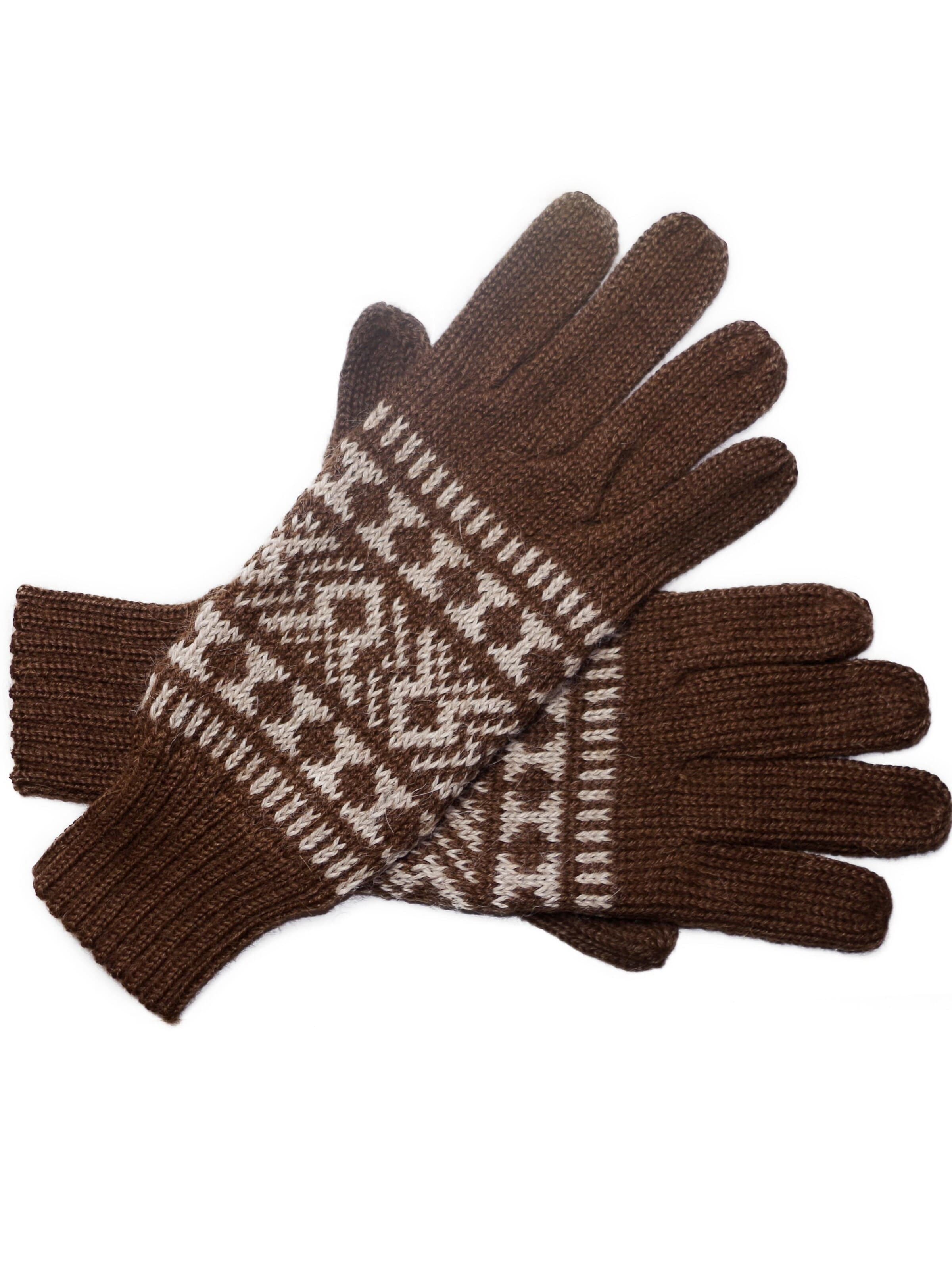 Posh Gear Fingerhandschuhe 'Guantofigura'‌‌‌‌‌‌‌ in S in braun, Produktansicht