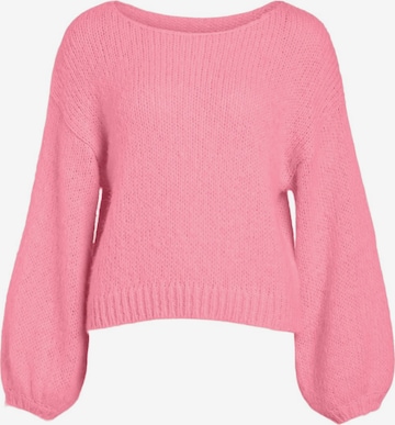 VILA Sweater 'CHOCA' in Pink: front