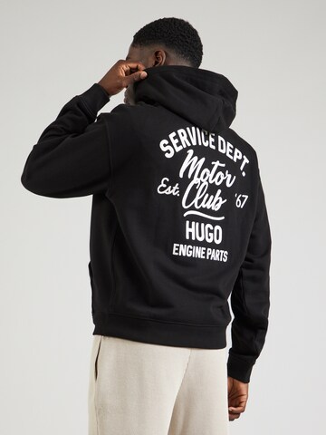 HUGO Sweatshirt 'Nualo' in Zwart: voorkant