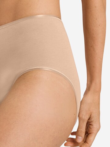 Hanro Panty 'Cotton Seamless' in Brown