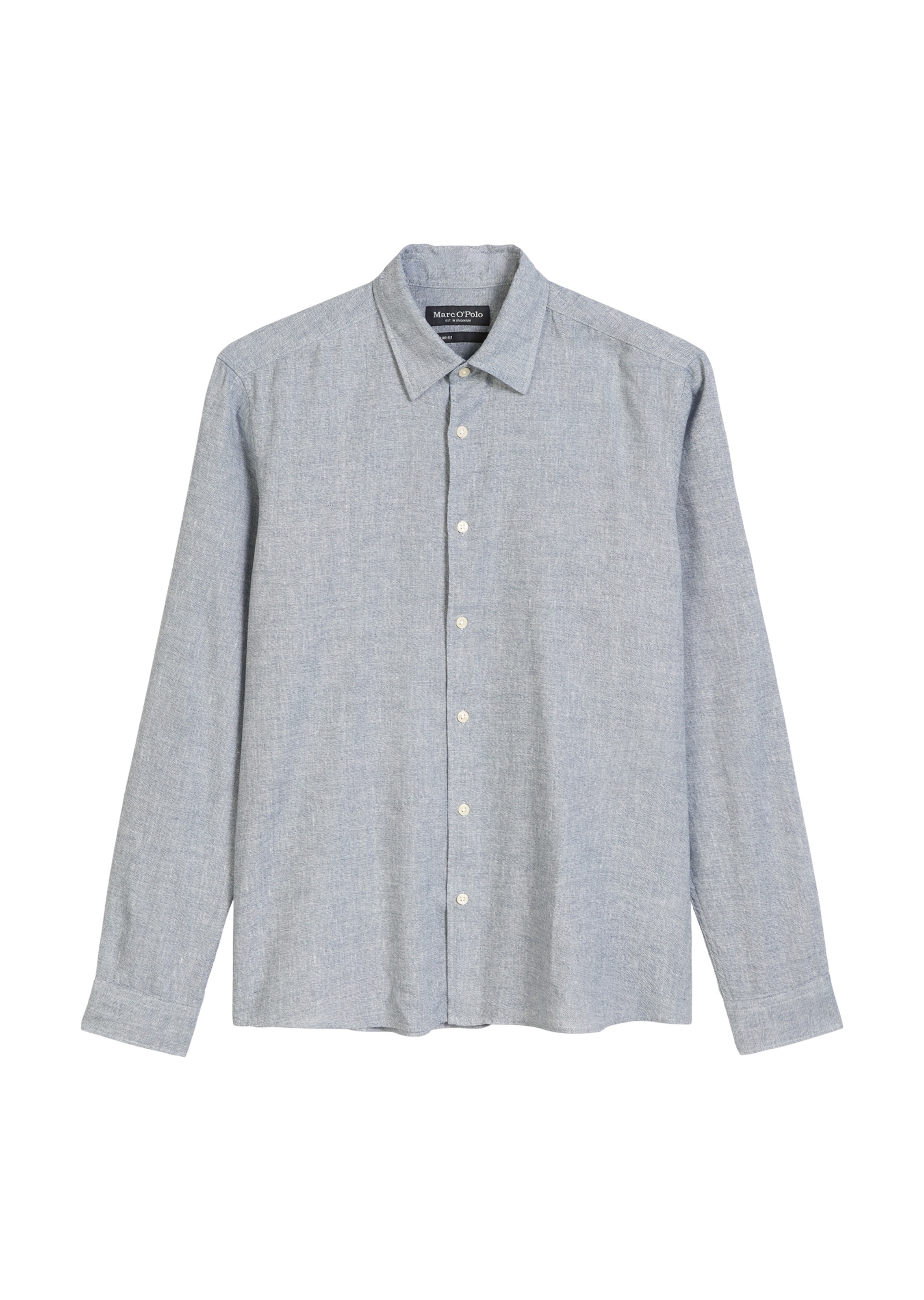 Marc O'Polo Regular Fit Hemd in Blau: Vorderseite