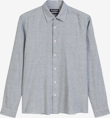 Marc O'Polo Regular fit Overhemd in Blauw: voorkant