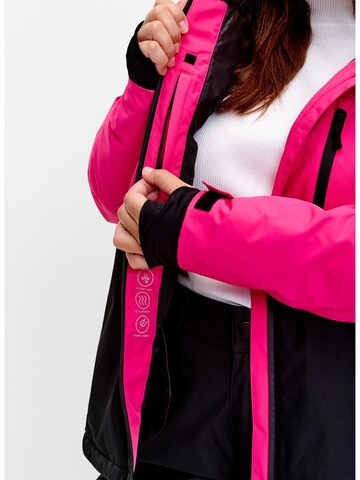Zizzi Winterjas 'Msnowing' in Roze