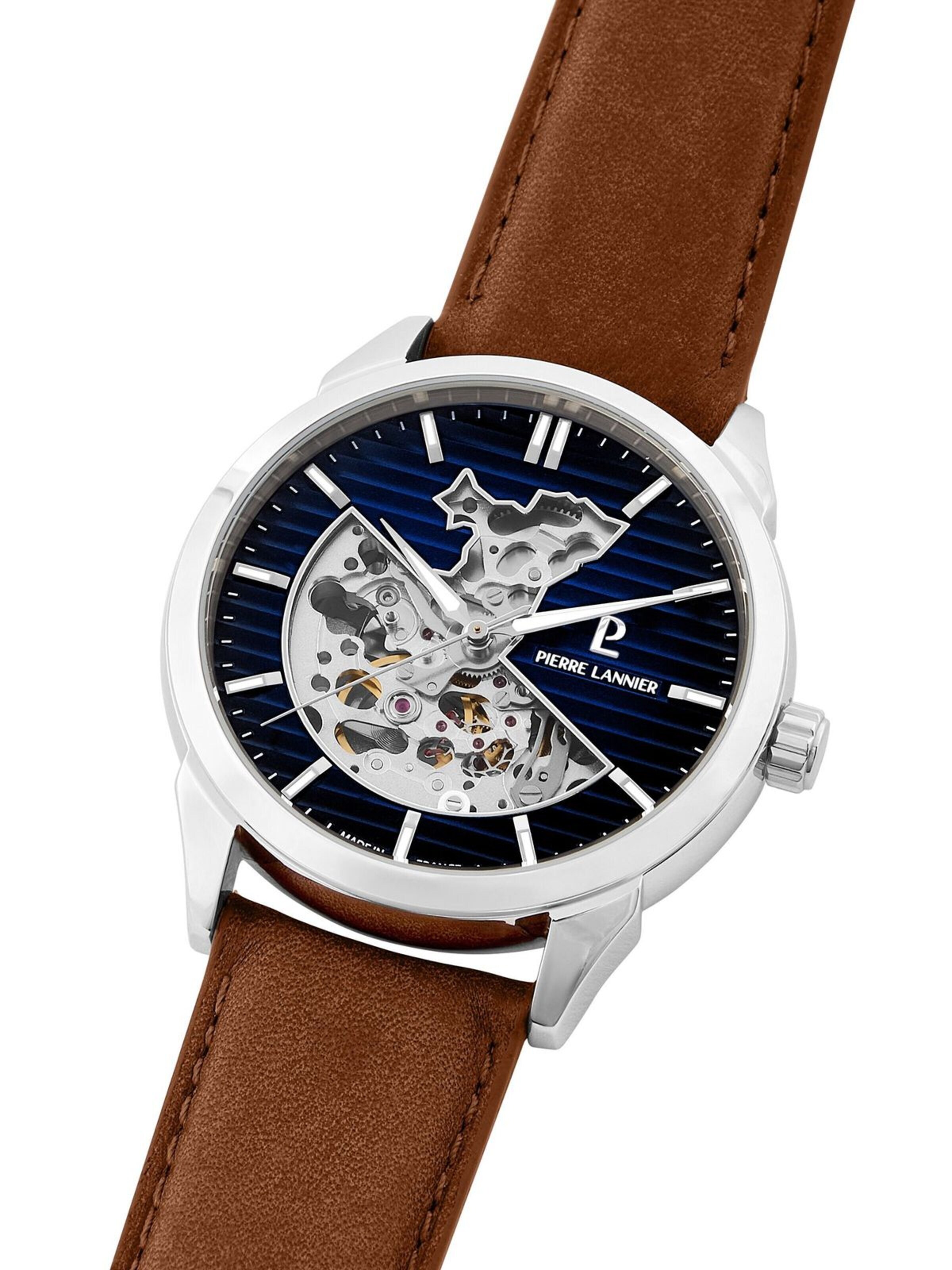 Pierre Lannier Analog watch 'Automatic watch Monarck' in Blue