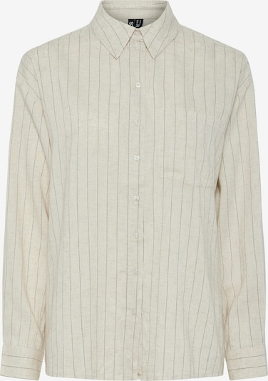 PIECES Pusero 'PCPia' värissä ecru / harmaa, Tuotenäkymä