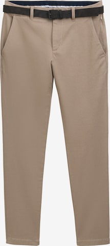 TOM TAILORSlimfit Chino hlače 'Travis' - bež boja: prednji dio
