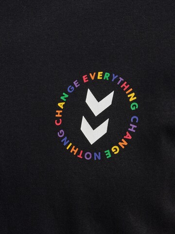 Hummel Shirt 'Everything Nothing' in Black