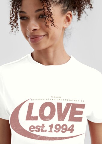T-shirt QS en blanc