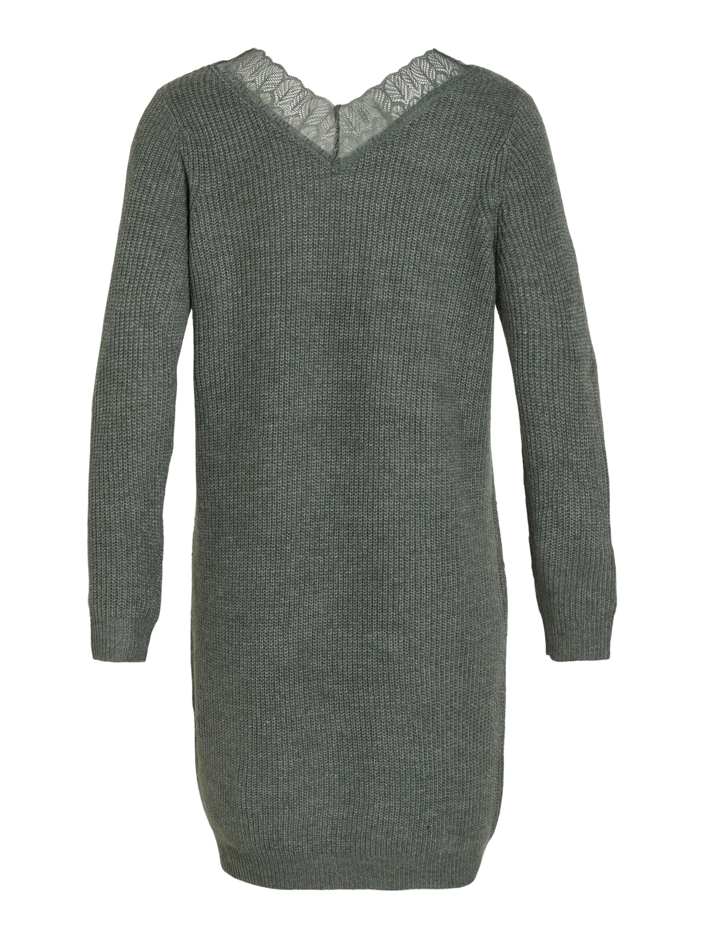 VILA Strikkjole 'Glacy' i grøn