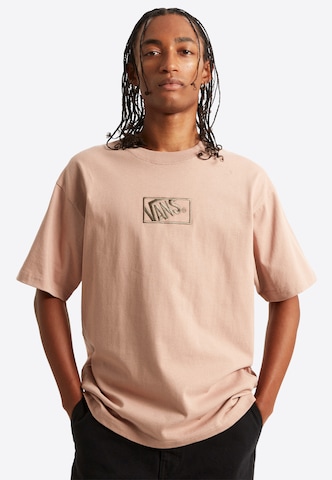 VANS Shirt in Bruin: voorkant