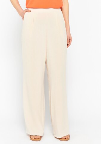 Loosefit Pantalon LolaLiza en beige : devant