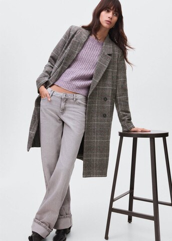 MANGO TEEN Between-Seasons Coat 'Rojo' in Grey