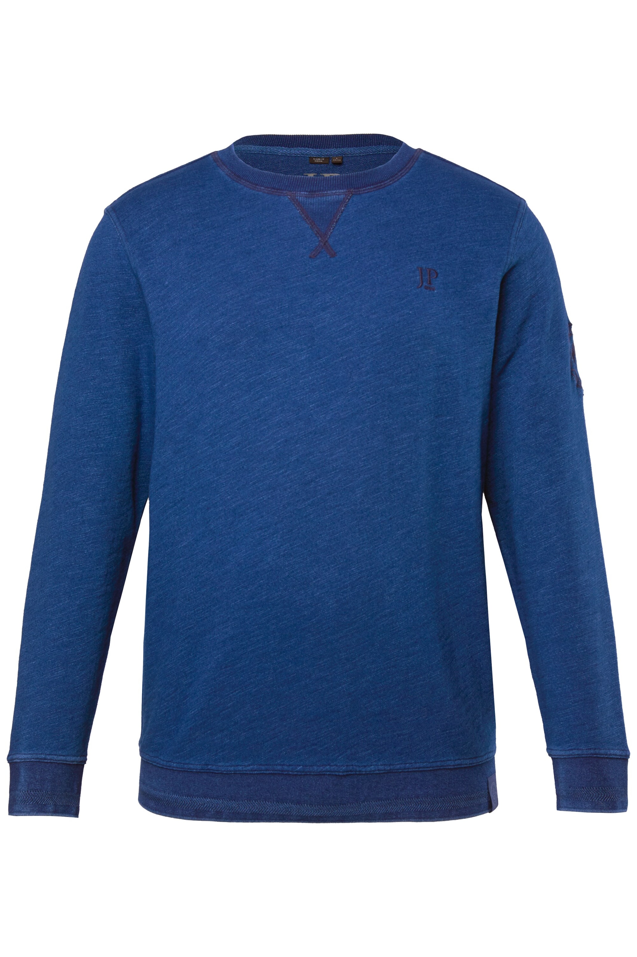 JP1880 Sweatshirt in Blauw: voorkant