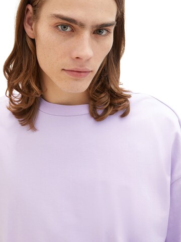 T-Shirt TOM TAILOR DENIM en violet